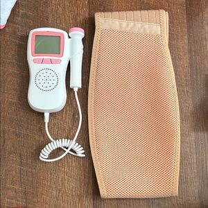 Handheld Fetal Doppler Monitor with Belly Band